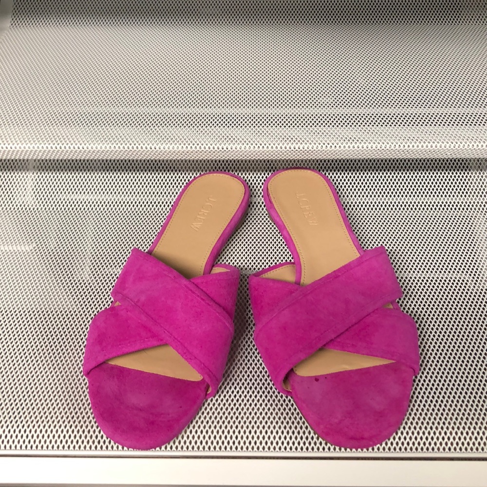 Like new pink flats from J.Crew